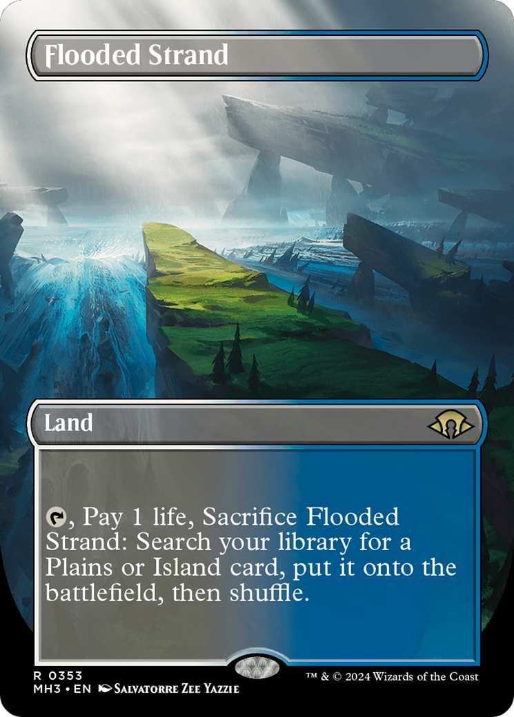 Flooded Strand (Borderless) [Modern Horizons 3] | Boutique FDB TCG