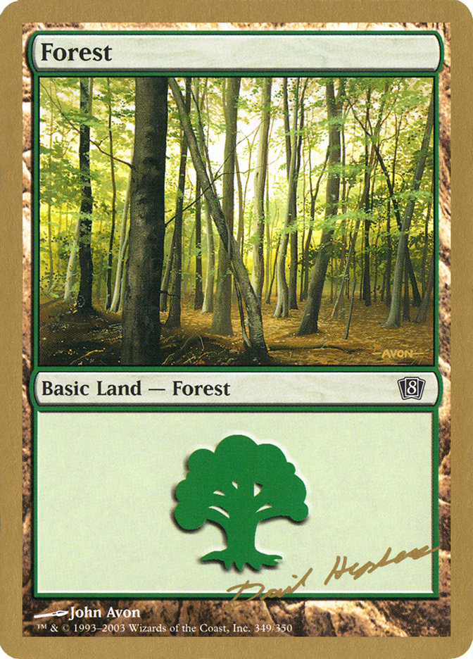 Forest (dh349) (Dave Humpherys) [World Championship Decks 2003] | Boutique FDB TCG