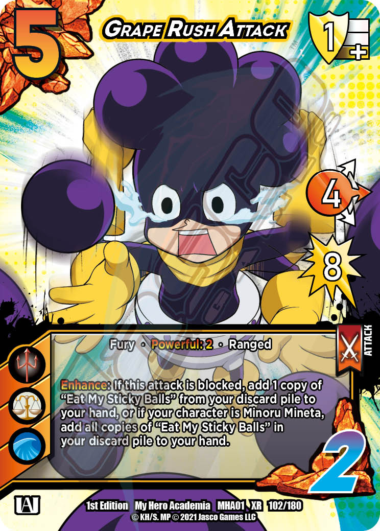 Grape Rush Attack [Series 1 XR] | Boutique FDB TCG