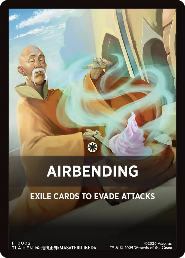 Airbending Theme Card [Avatar: The Last Airbender Tokens] | Boutique FDB TCG