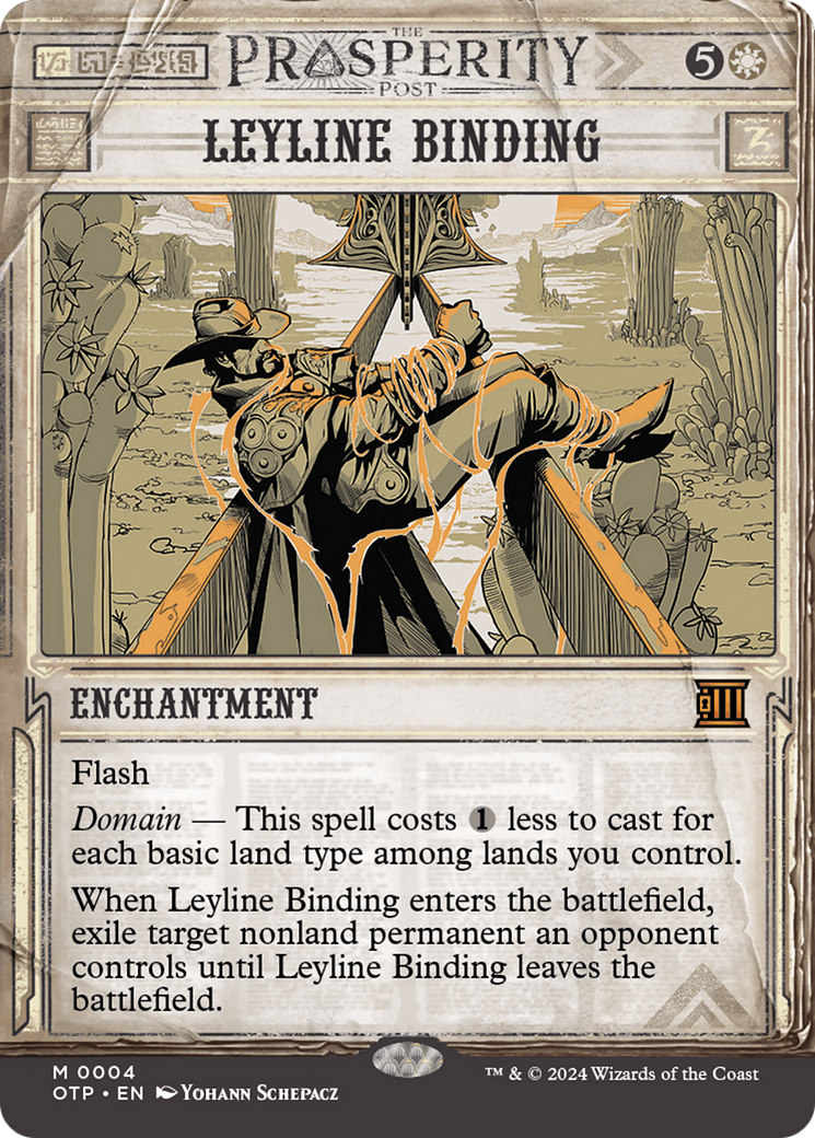 Leyline Binding [Outlaws of Thunder Junction: Breaking News] | Boutique FDB TCG