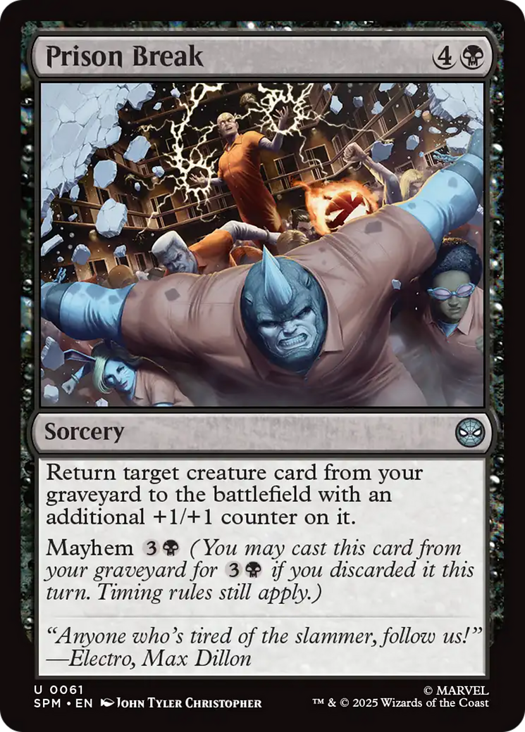 Prison Break [Marvel's Spider-Man] | Boutique FDB TCG