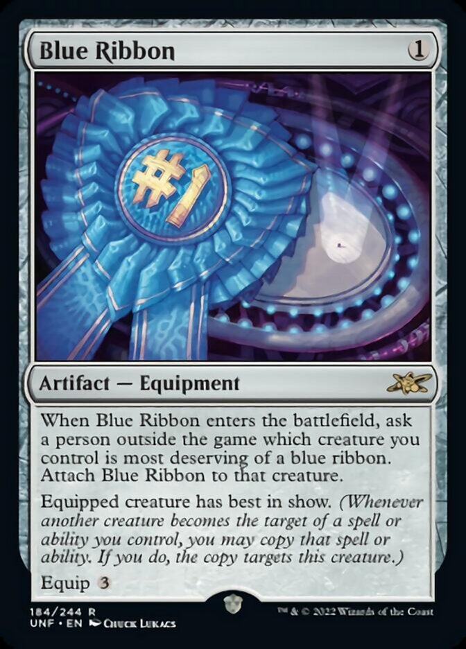 Blue Ribbon [Unfinity] | Boutique FDB TCG