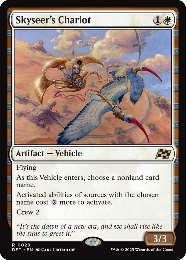 Skyseer's Chariot [Aetherdrift] | Boutique FDB TCG