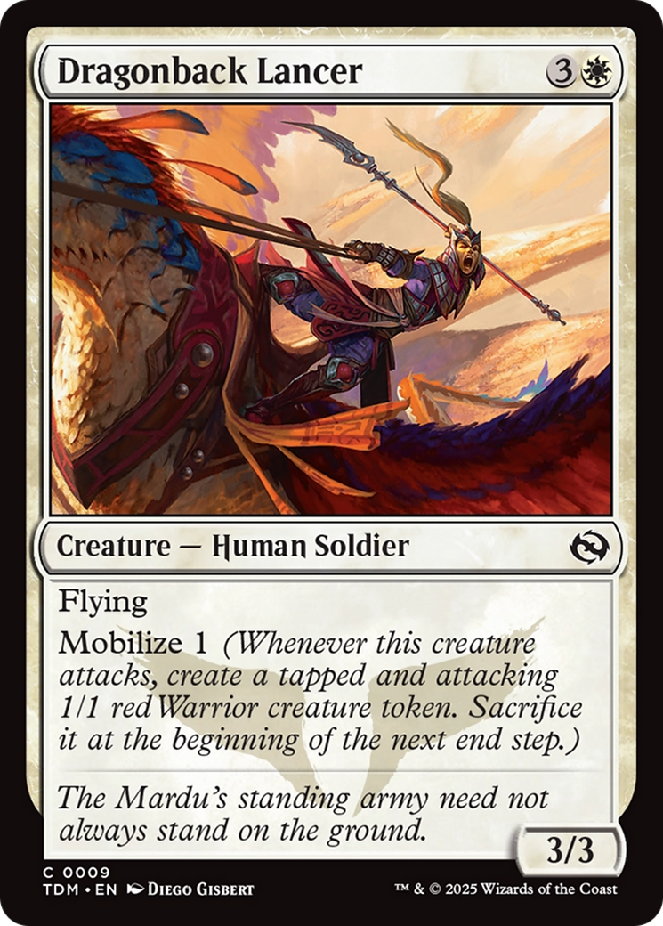 Dragonback Lancer [Tarkir: Dragonstorm] | Boutique FDB TCG