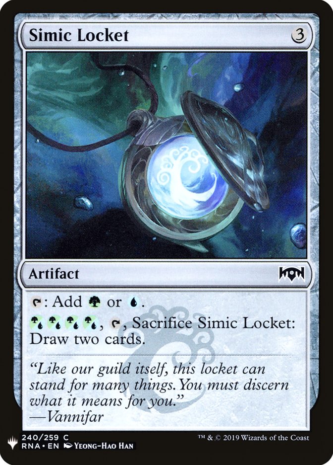 Simic Locket [Mystery Booster] | Boutique FDB TCG