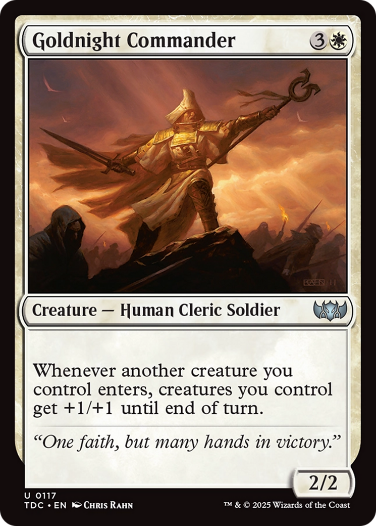 Goldnight Commander [Tarkir: Dragonstorm Commander] | Boutique FDB TCG