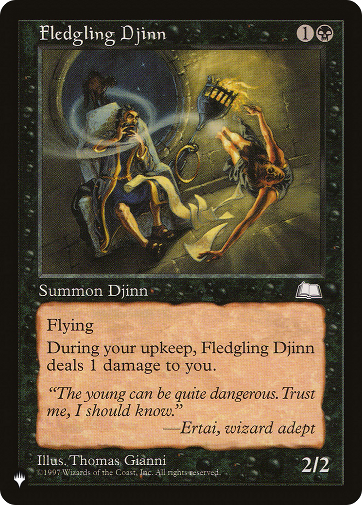 Fledgling Djinn [The List Reprints] | Boutique FDB TCG