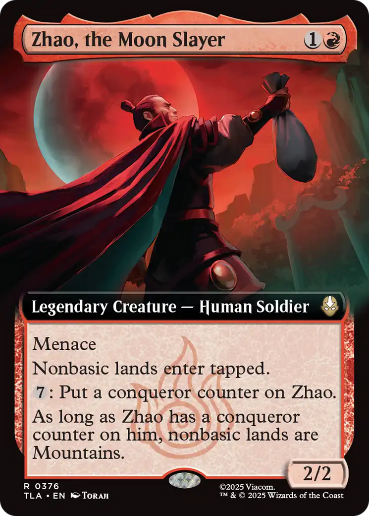 Zhao, the Moon Slayer (Extended Art) [Avatar: The Last Airbender] | Boutique FDB TCG