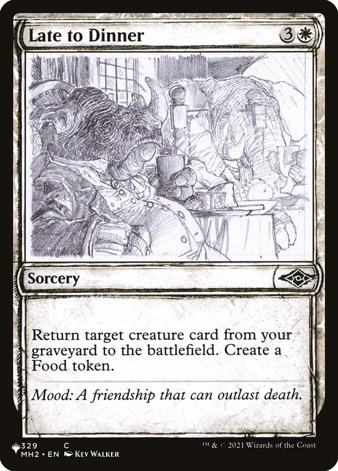 Late to Dinner [The List] | Boutique FDB TCG