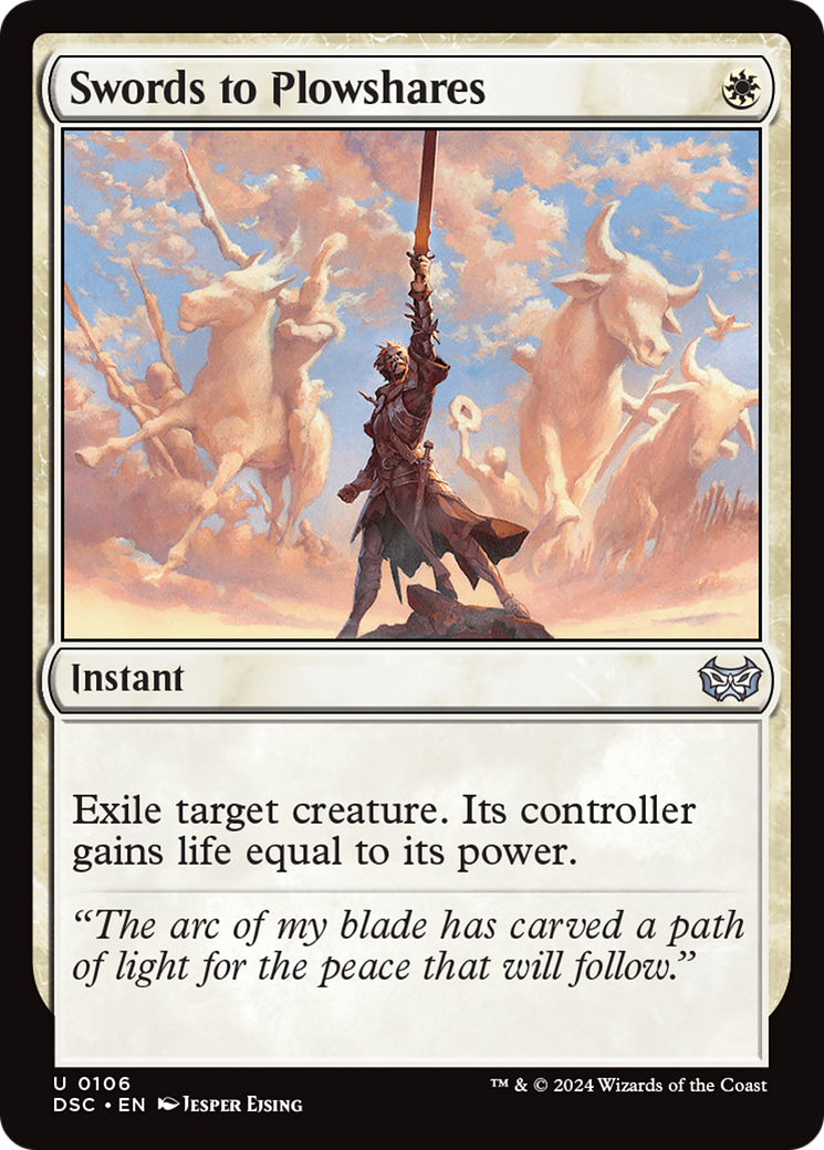 Swords to Plowshares [Duskmourn: House of Horror Commander] | Boutique FDB TCG