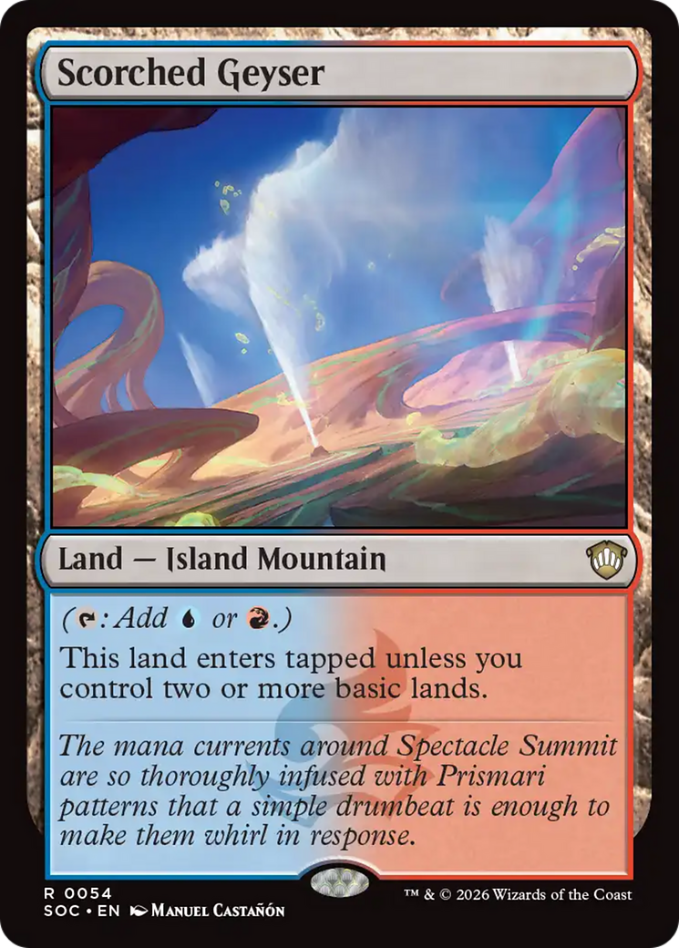 Scorched Geyser [Secrets of Strixhaven Commander] | Boutique FDB TCG