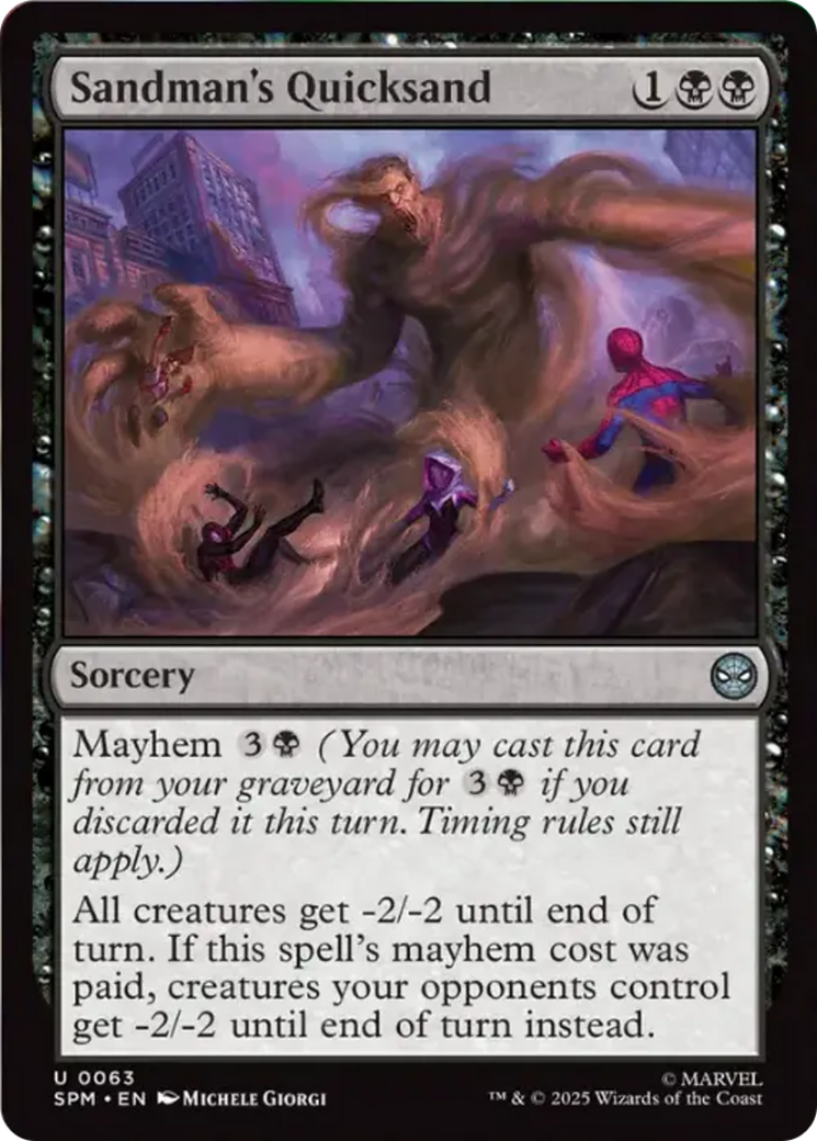 Sandman's Quicksand [Marvel's Spider-Man] | Boutique FDB TCG