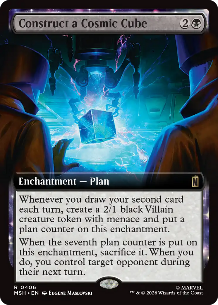 Construct a Cosmic Cube (Extended Art) [Marvel Super Heroes] | Boutique FDB TCG