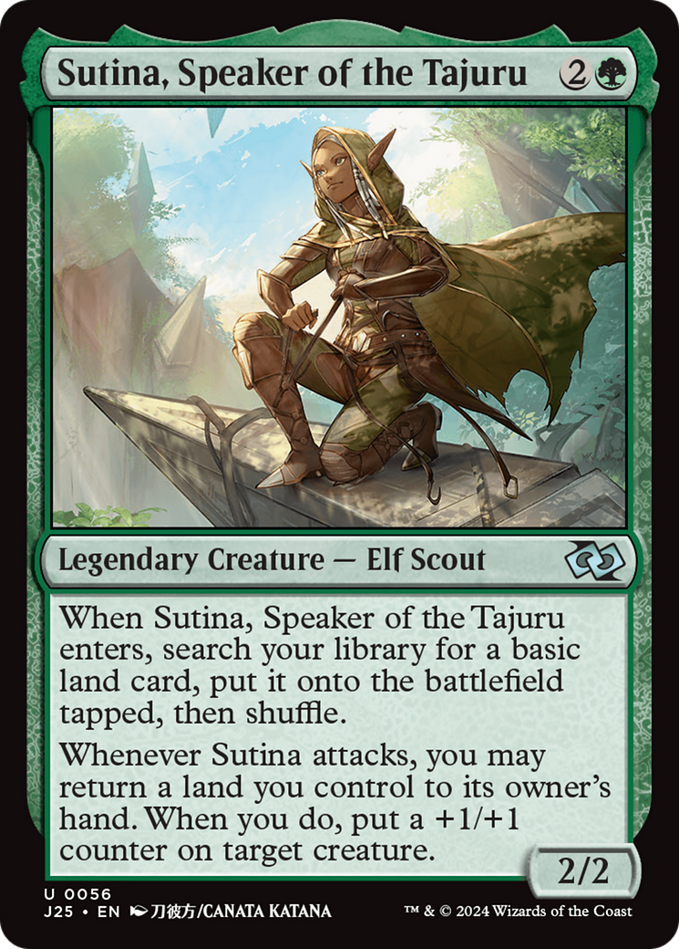 Sutina, Speaker of the Tajuru (Anime) [Foundations Jumpstart] | Boutique FDB TCG