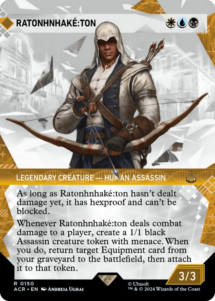 Ratonhnhake:ton (Showcase) [Assassin's Creed] | Boutique FDB TCG