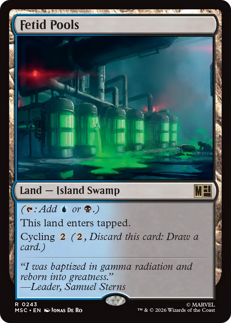 Fetid Pools [Marvel Super Heroes Commander] | Boutique FDB TCG