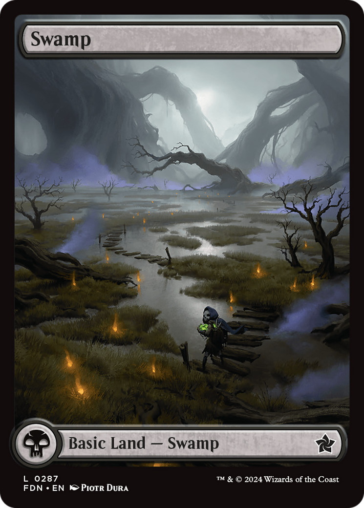 Swamp (0287) [Foundations] | Boutique FDB TCG