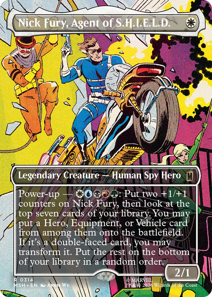 Nick Fury, Agent of S.H.I.E.L.D. (Borderless) [Marvel Super Heroes] | Boutique FDB TCG