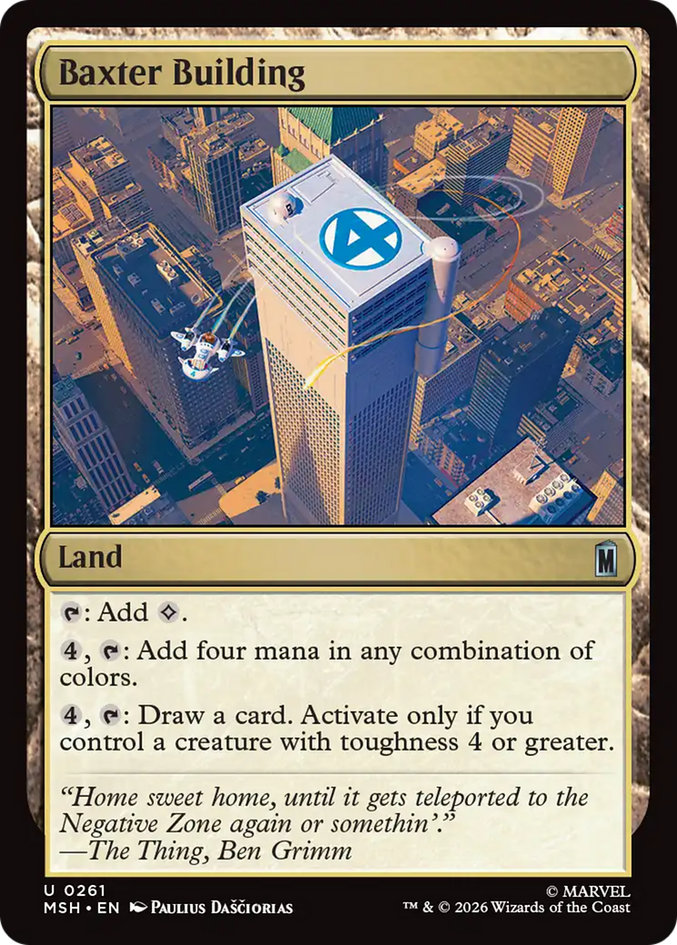 Baxter Building [Marvel Super Heroes] | Boutique FDB TCG