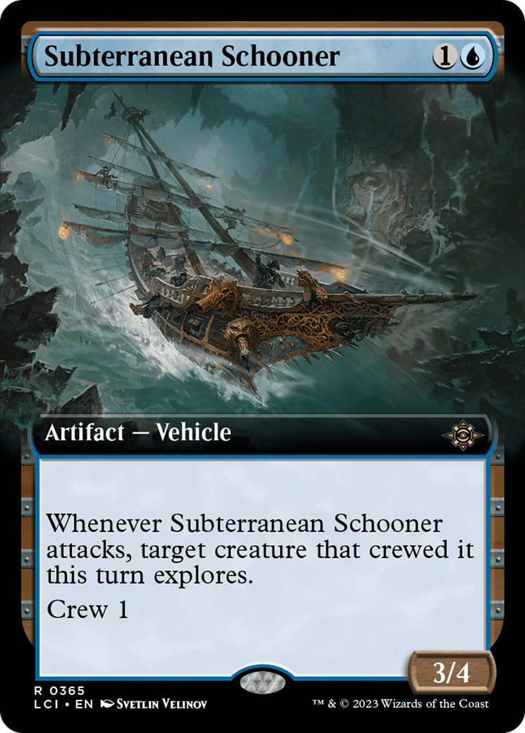 Subterranean Schooner (Extended Art) [The Lost Caverns of Ixalan] | Boutique FDB TCG