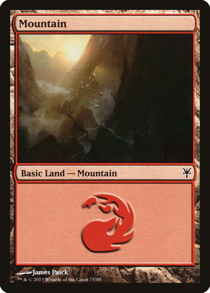 Mountain (75) [Duel Decks: Sorin vs. Tibalt] | Boutique FDB TCG