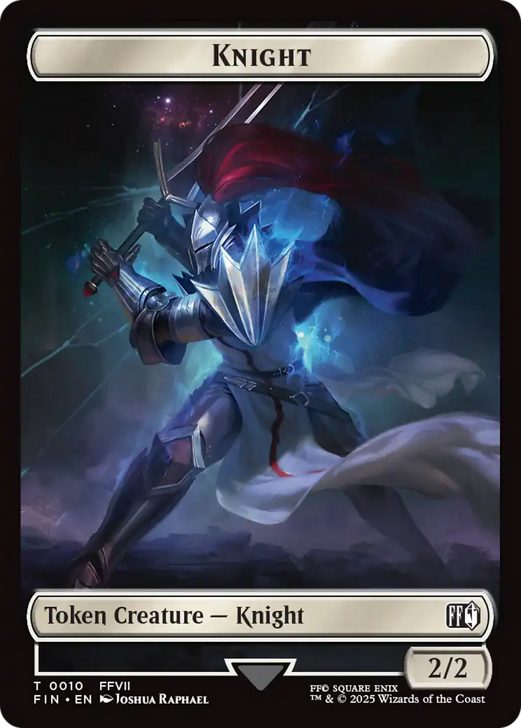 Hero (0002) // Knight Double-Sided Token [FINAL FANTASY Tokens] | Boutique FDB TCG