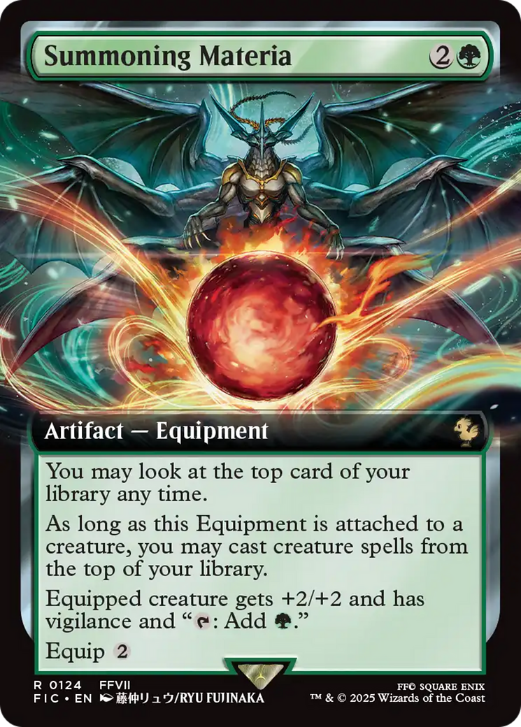 Summoning Materia (Extended Art) [FINAL FANTASY Commander] | Boutique FDB TCG