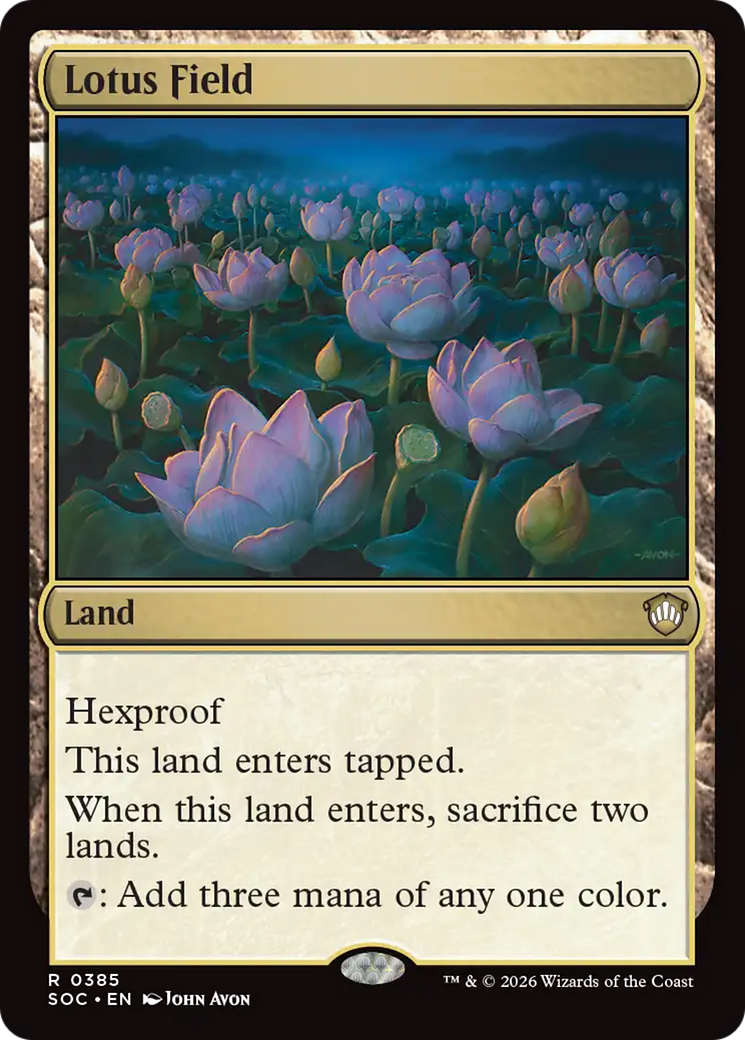 Lotus Field [Secrets of Strixhaven Commander] | Boutique FDB TCG