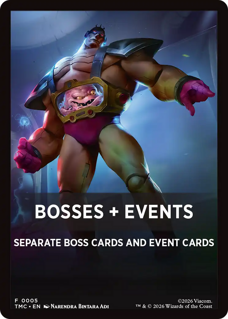 Bosses + Events [Teenage Mutant Ninja Turtles Commander Tokens] | Boutique FDB TCG