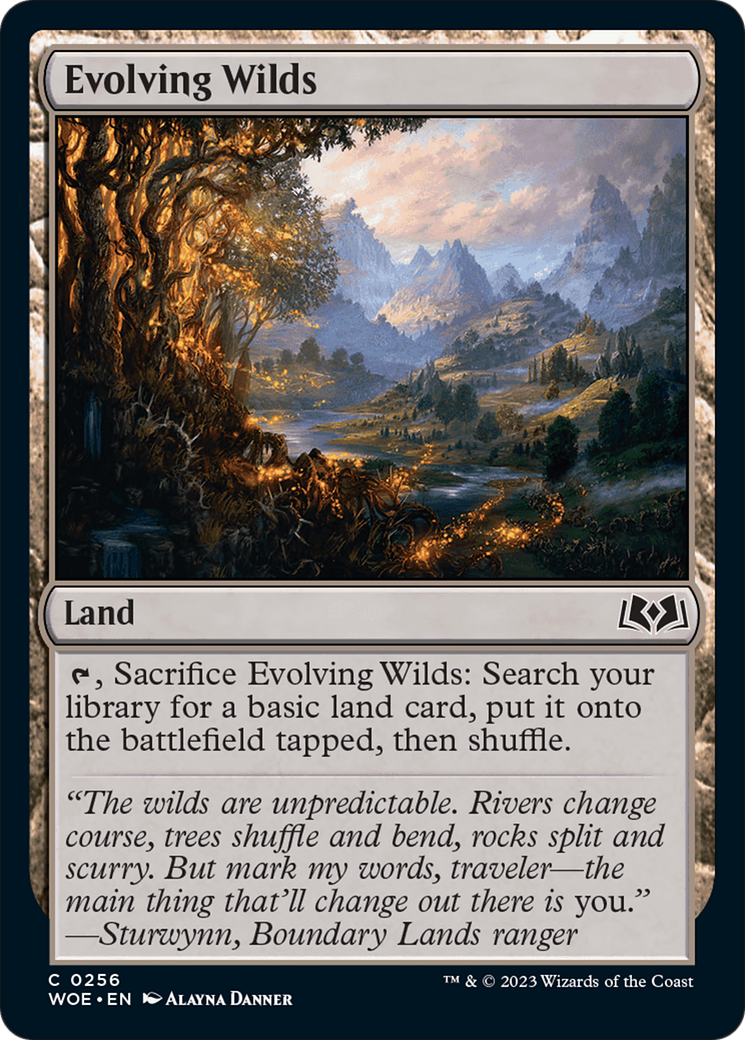 Evolving Wilds [Wilds of Eldraine] | Boutique FDB TCG