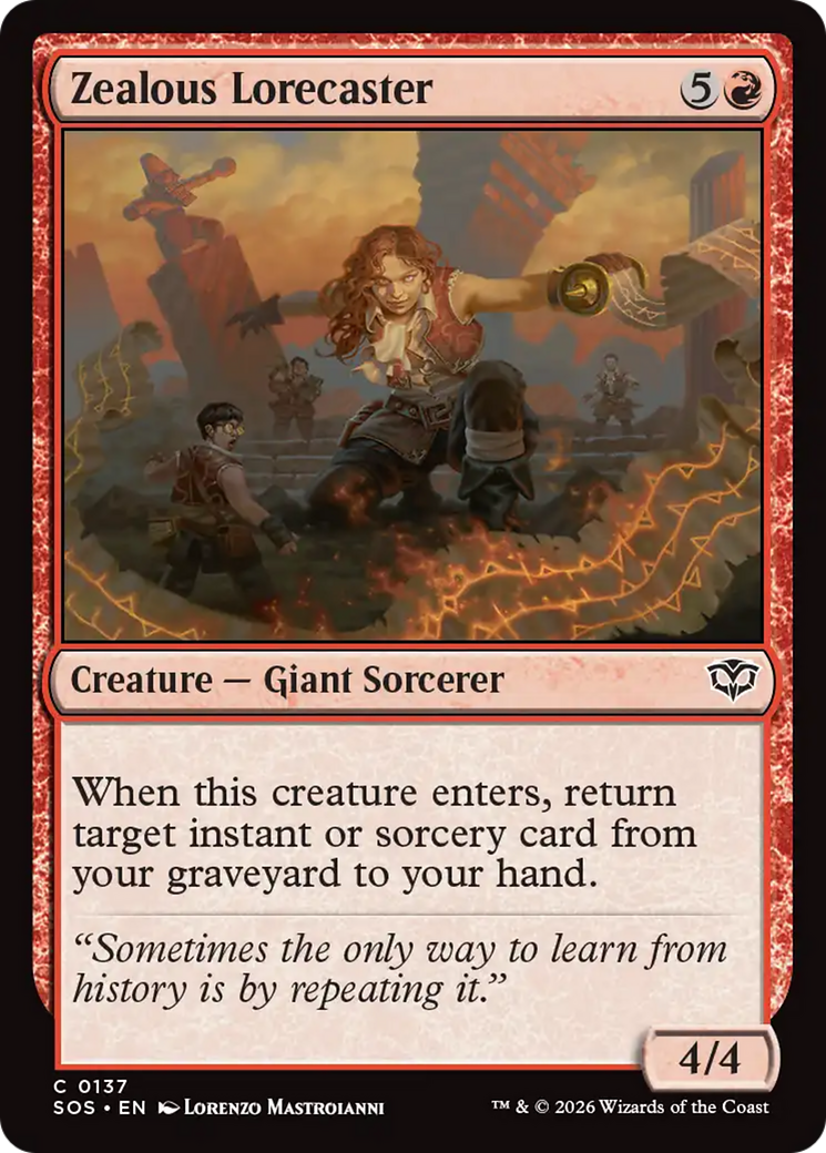 Zealous Lorecaster [Secrets of Strixhaven] | Boutique FDB TCG