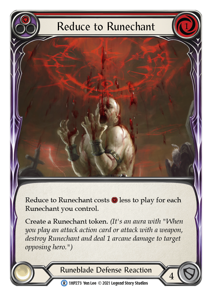 Reduce to Runechant (Red) [1HP273] (History Pack 1) | Boutique FDB TCG
