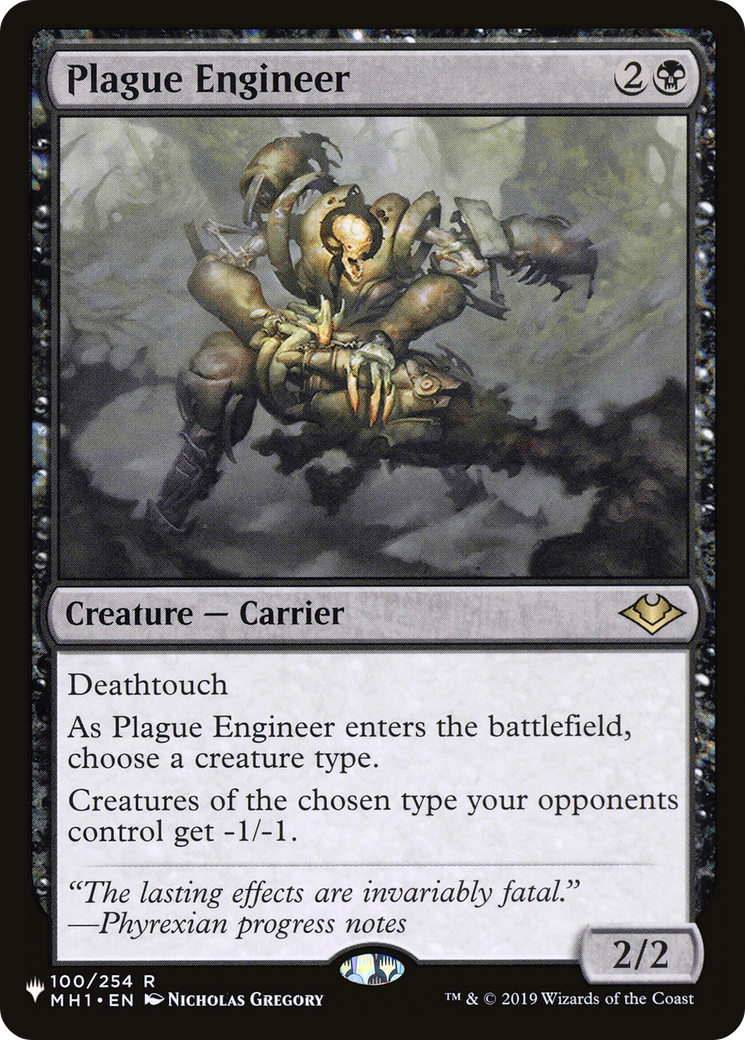 Plague Engineer [The List Reprints] | Boutique FDB TCG