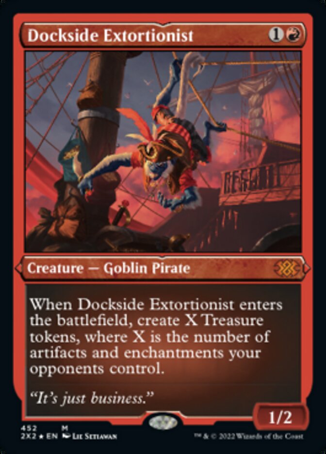 Dockside Extortionist (Foil Etched) [Double Masters 2022] | Boutique FDB TCG