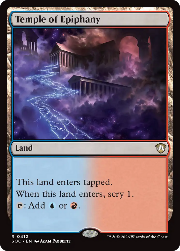 Temple of Epiphany [Secrets of Strixhaven Commander] | Boutique FDB TCG