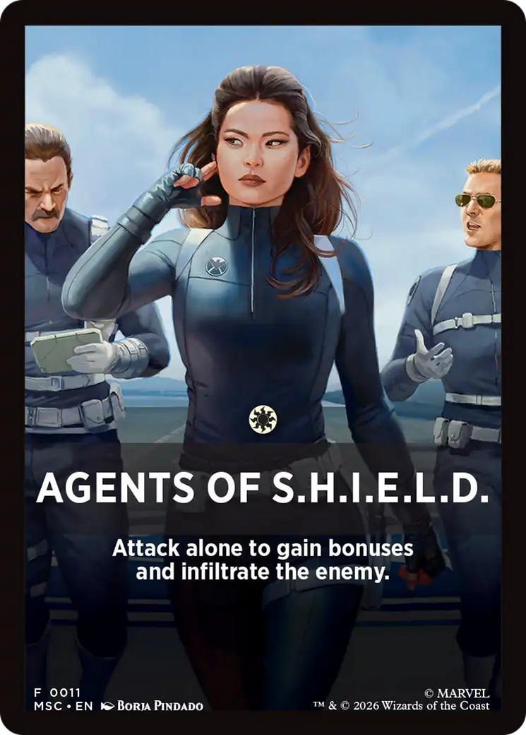 Agents of S.H.I.E.L.D. Theme Card [Marvel Super Heroes Commander] | Boutique FDB TCG