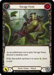 Savage Feast (Red) [U-WTR014] (Welcome to Rathe Unlimited)  Unlimited Normal | Boutique FDB TCG