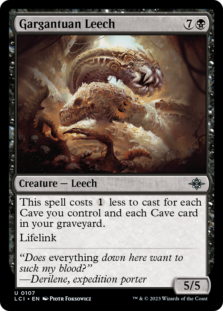 Gargantuan Leech [The Lost Caverns of Ixalan] | Boutique FDB TCG