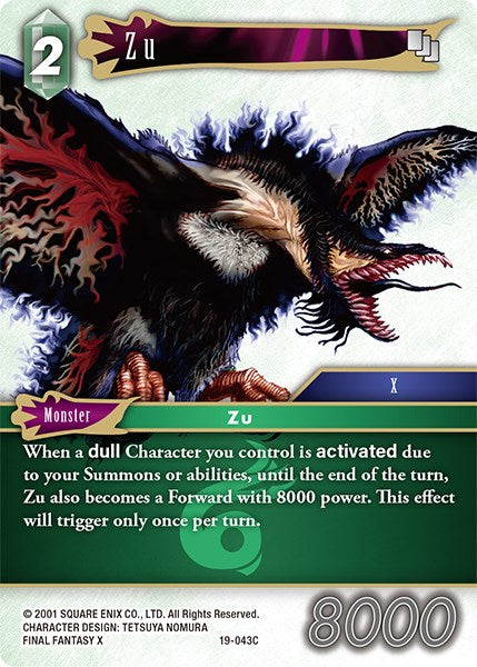 Zu [From Nightmares] | Boutique FDB TCG