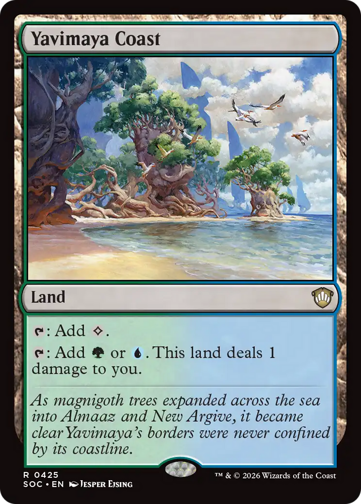 Yavimaya Coast [Secrets of Strixhaven Commander] | Boutique FDB TCG