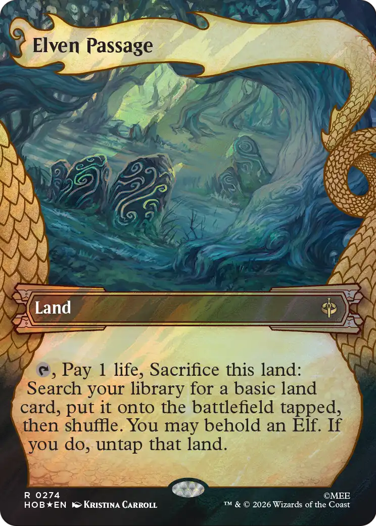 Elven Passage (Showcase) (Surge Foil) [The Hobbit] | Boutique FDB TCG