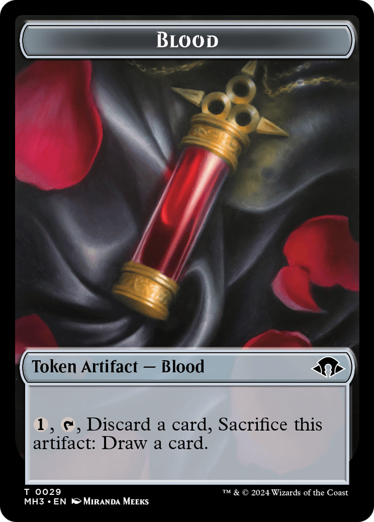 Phyrexian Germ // Blood Double-Sided Token [Modern Horizons 3 Tokens] | Boutique FDB TCG