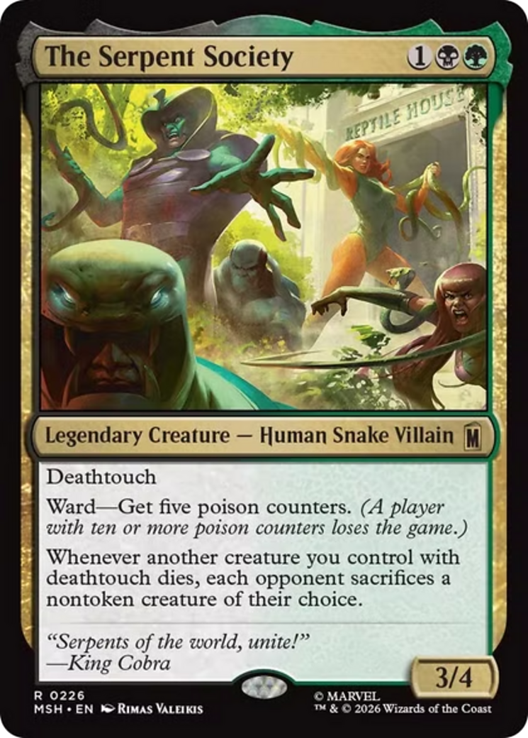 The Serpent Society [Marvel Super Heroes] | Boutique FDB TCG