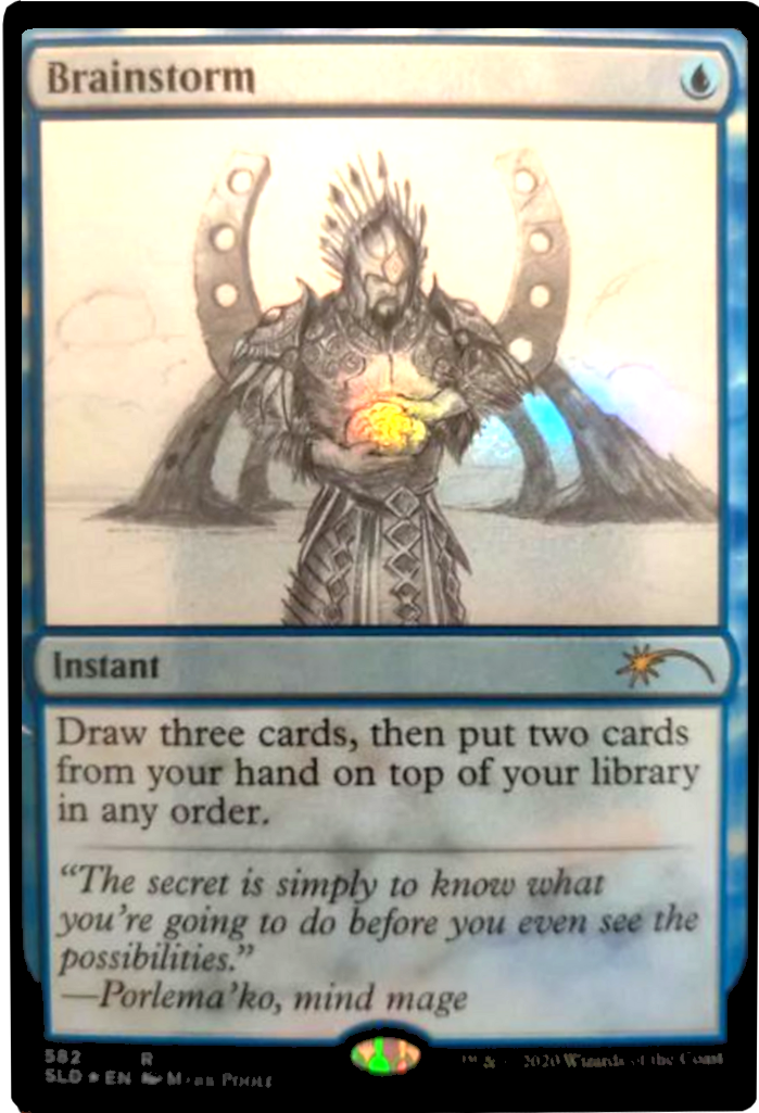 Brainstorm (Sketch) [Secret Lair Drop Promos] | Boutique FDB TCG