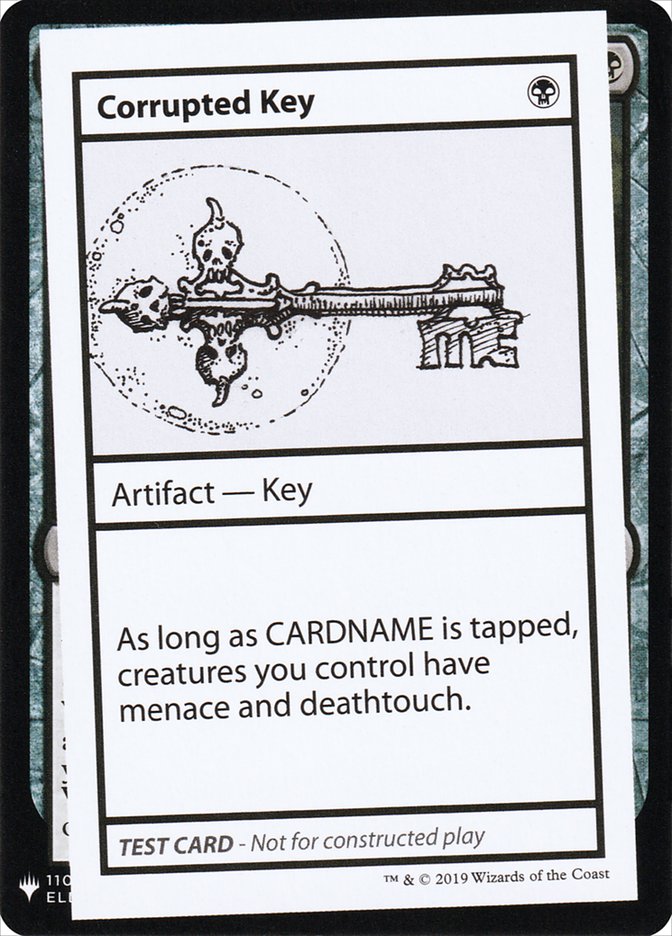 Corrupted Key [Mystery Booster Playtest Cards] | Boutique FDB TCG