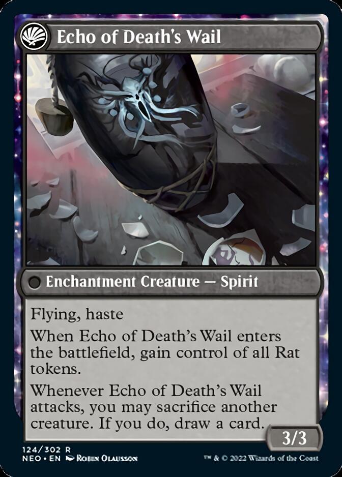 Tribute to Horobi // Echo of Death's Wail [Kamigawa: Neon Dynasty] | Boutique FDB TCG