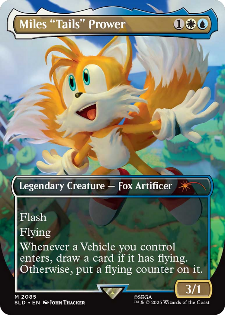 Miles "Tails" Prower (Rainbow Foil) [Secret Lair Drop Series] | Boutique FDB TCG