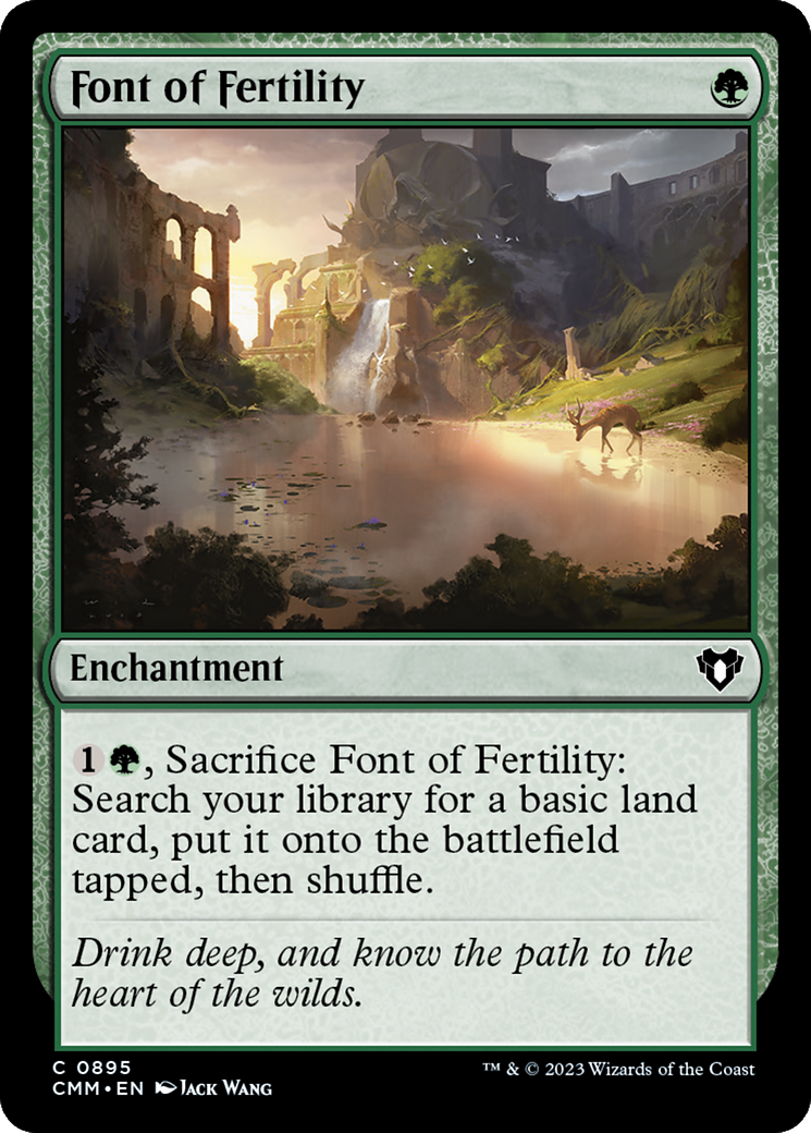 Font of Fertility [Commander Masters] | Boutique FDB TCG