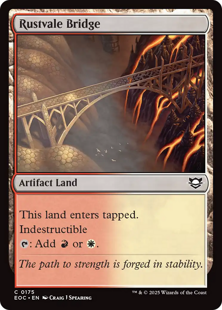 Rustvale Bridge [Edge of Eternities Commander] | Boutique FDB TCG
